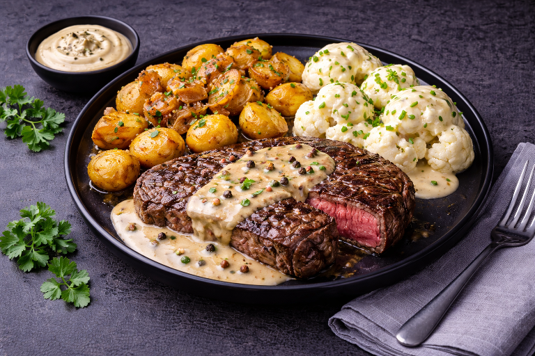 Biefstuk menu bij Besteldesk.nl