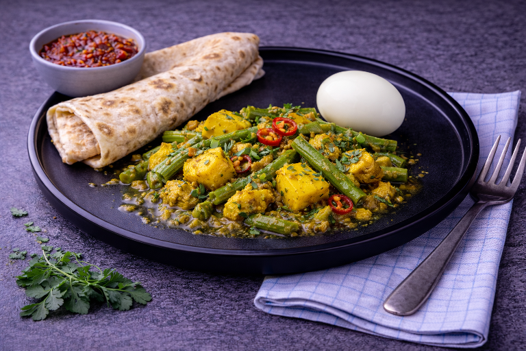 Kindermenu Surinaamse Roti kip bij Besteldesk.nl