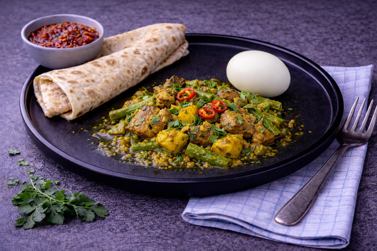 Kindermenu Surinaamse Roti Lam bij Besteldesk.nl