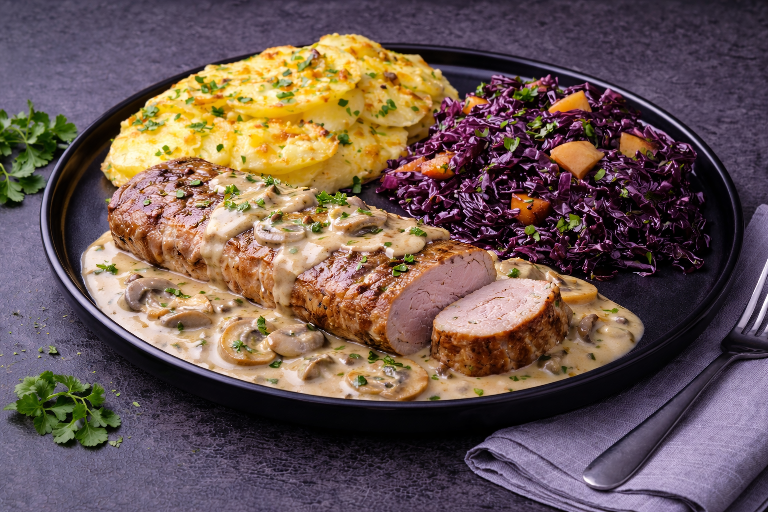 Varkenshaas menu bij Besteldesk.nl