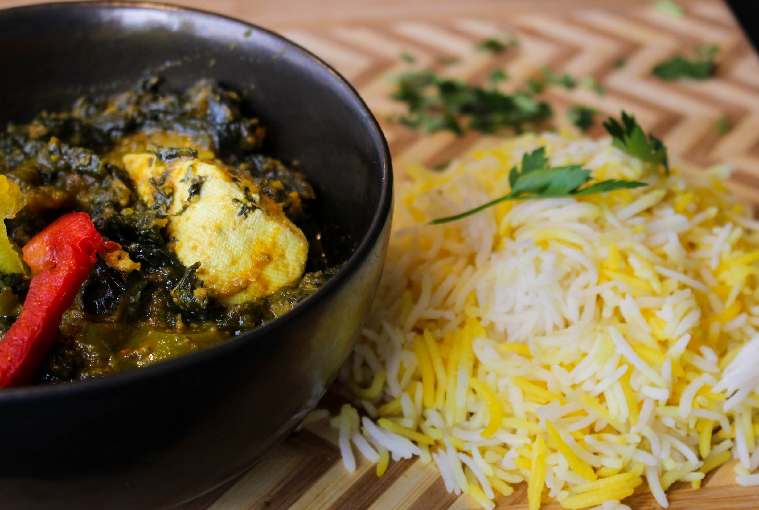 Palak paneer bij Besteldesk.nl