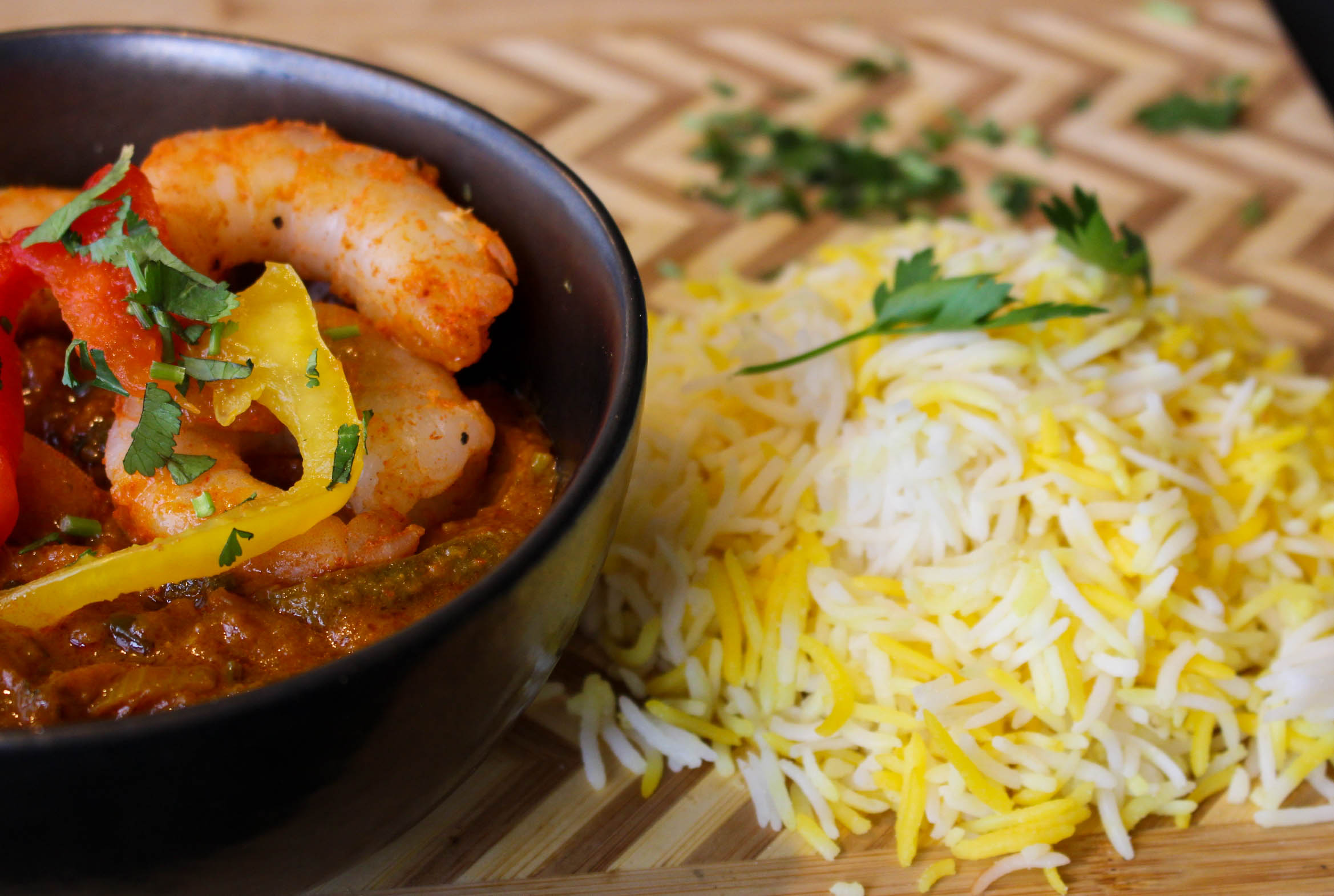 Prawn curry bij Besteldesk.nl