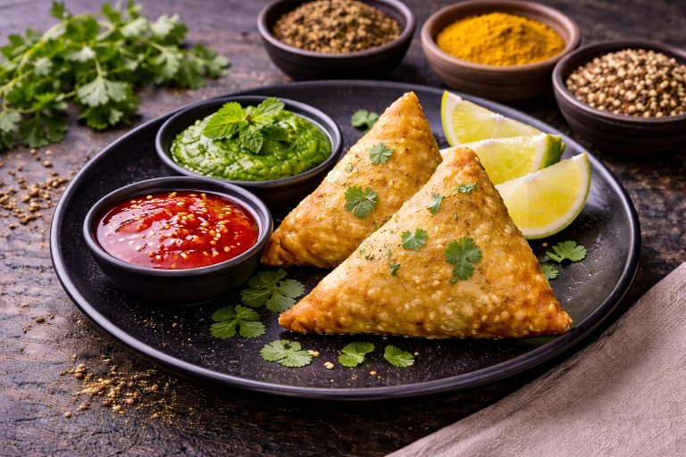 Vegetable samosa bij Besteldesk.nl