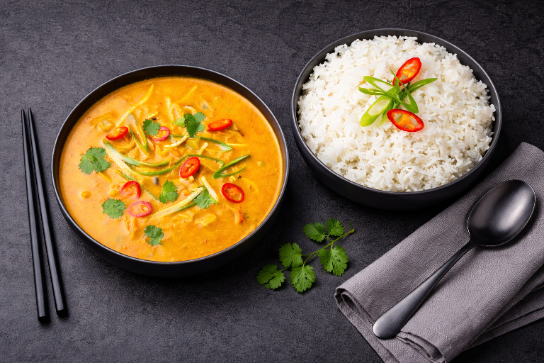 Rode curry vegan bij Besteldesk.nl